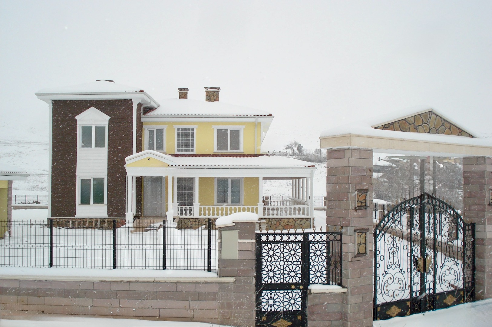 Villa und Überbauarbeiten