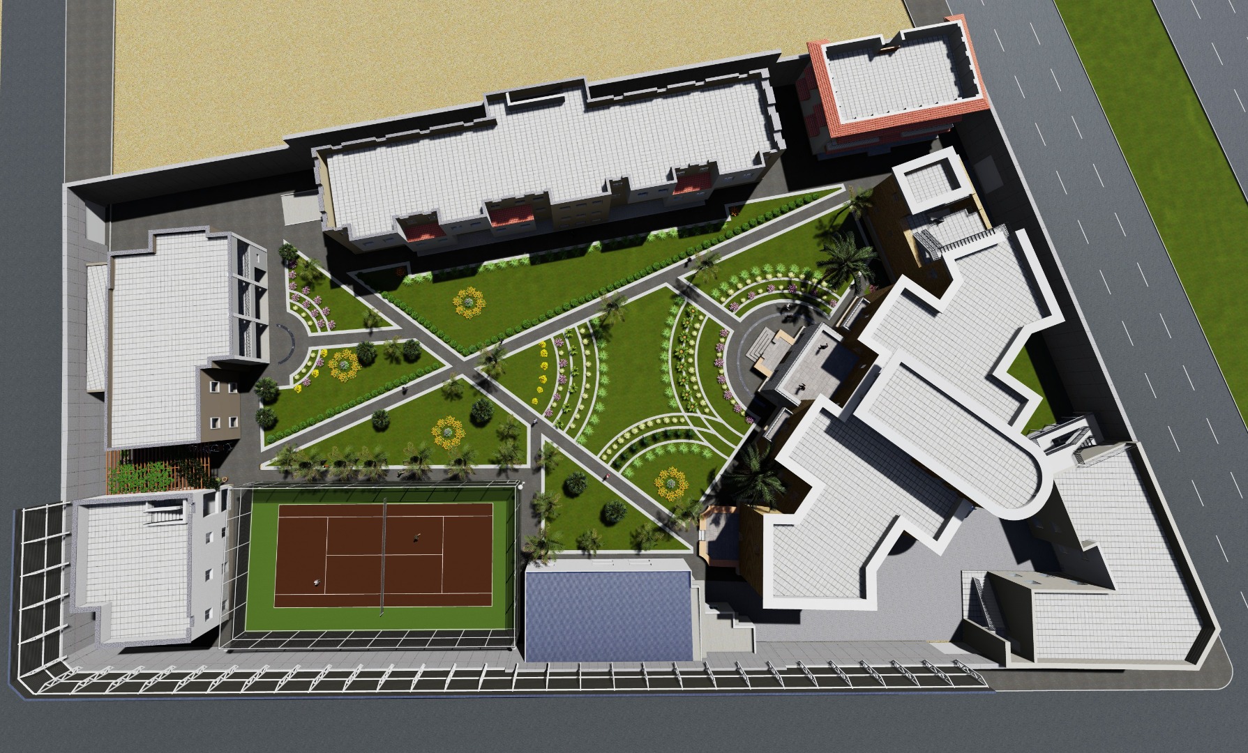 PROJEKT FÜR DIE RESTAURIERUNGSARBEITEN AN DEM CAMPUS DER YUNUS-EMRE-INSTITUT IN IRAK BAGDAD