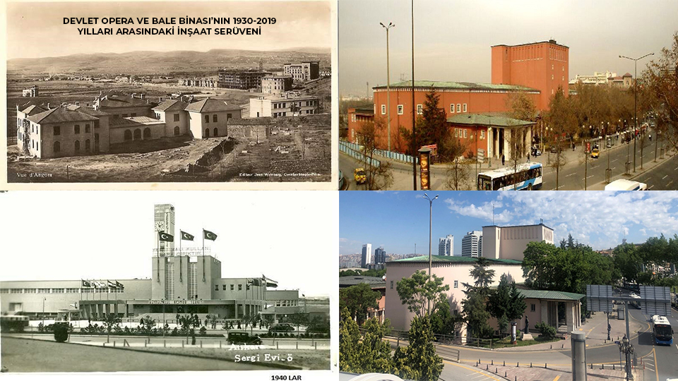 Das Bauabenteuer des Gebäudes der Staatsoper und des Balletts Ankara zwischen 1930 und 2019