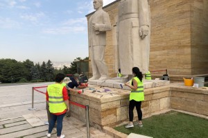 RESTORATION PROJECT OF THE STATUES OF TURKISH WOMEN, STATUES OF TURKISH MEN, AND 24 LION STATUES WITH THEIR PEDESTALS LOCATED ON ANITKABİR’S LION ROAD