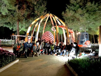 Projekt Für Die Landschaftsgestaltungs- Und Restaurierungsarbeiten Am Denkmal Der Märtyrer Von Çanakkale